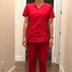 Cherokee Workwear Core Stretch scrub top and pants